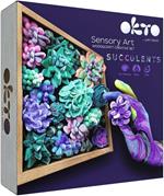 OKTO clay 47583 - Set per modellare le succulente 21 x 21 cm