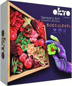 OKTO clay 47584 - Set per modellare le succulente 21 x 21 cm DESIDERIO