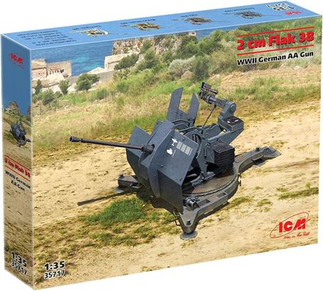 Flak 38 WWII German AA Gun 100% nuovo stampo - 2