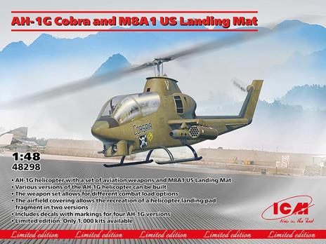 AH-1G Cobra and M8A1 US Landing Mat Edizione Limitata - 2