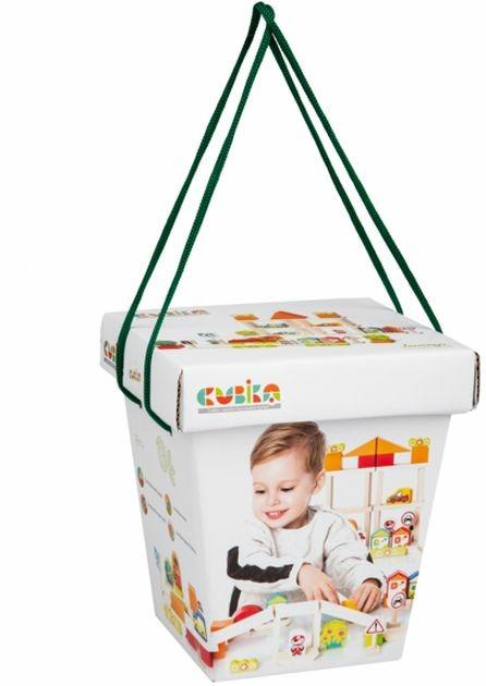 Wooden blocks construction kit "Town for boys" - 3