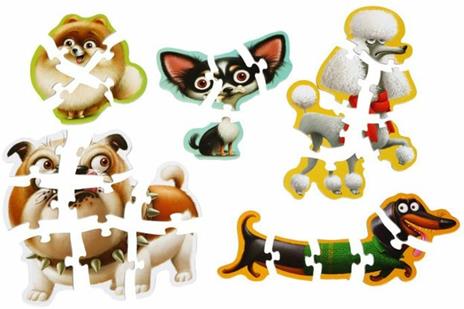 Puzzles 5 in 1 "Dogs" - 2