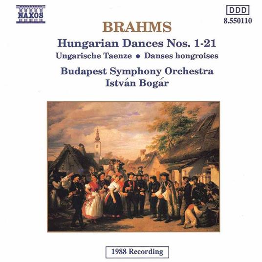 Danze ungheresi - CD Audio di Johannes Brahms,Budapest Symphony Orchestra,Istvan Bogar
