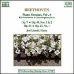 Sonate per pianoforte vol.8: n.4, n.13, n.19, n.20, n.22 - CD Audio di Ludwig van Beethoven,Jeno Jandó