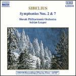 Sinfonie n.2, n.7 - CD Audio di Jean Sibelius,Adrian Leaper,Slovak Philharmonic Orchestra