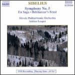 Sinfonia n.5 - En Saga - CD Audio di Jean Sibelius,Adrian Leaper,Slovak Philharmonic Orchestra