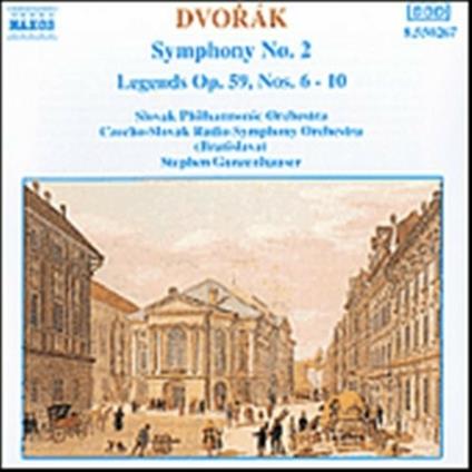 Sinfonia n.2 - Leggende op.59 n.6, n.7, n.8, n.9, n.10 - CD Audio di Antonin Dvorak,Stephen Gunzenhauser,Czecho-Slovak Radio Symphony Orchestra