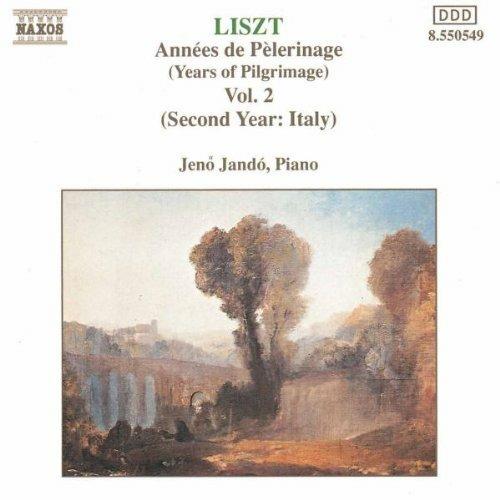 Années de pélegrinage n.2 - CD Audio di Franz Liszt,Jeno Jandó