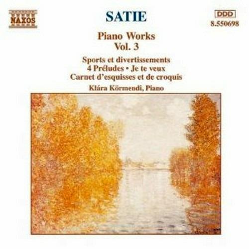 Opere per pianoforte vol.3 - CD Audio di Erik Satie