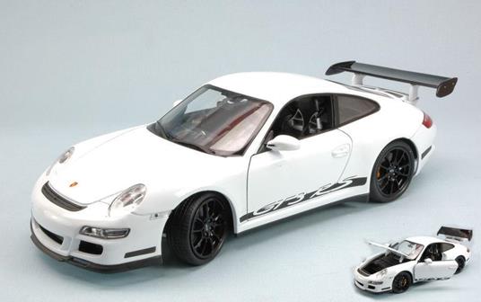 Porsche 911 Gt3 Rs 2007 White With Black Strips 1:18 Model We8015W - 2