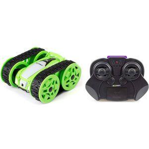 Exost Mini Carro Armato Acrobatico Radio Controllato Verde e Nero