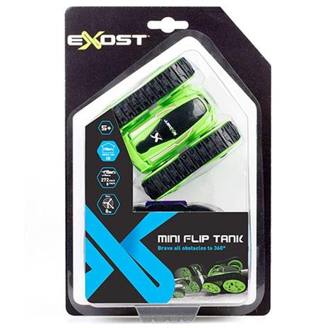 Exost Mini Carro Armato Acrobatico Radio Controllato Verde e Nero - 2