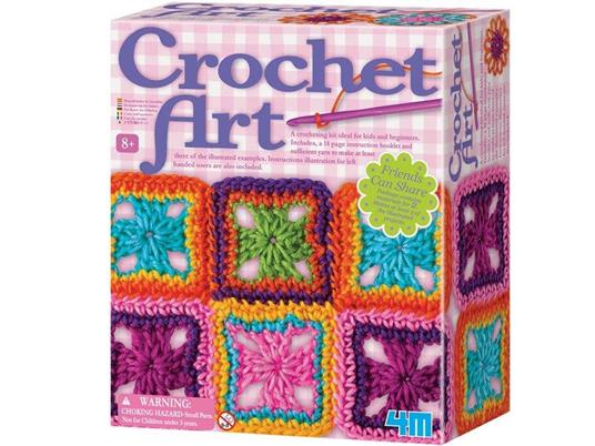 Kit Forme E Ciondoli Con L 'Uncinetto. Crochet Art. 4M. Giochi Educativi