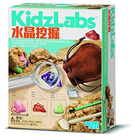 Kit Estrazione Cristalli. Crystal Mining 4M Giochi Educativi Idee Regalo - 2