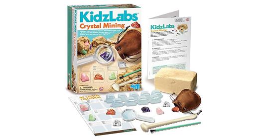 Kit Estrazione Cristalli. Crystal Mining 4M Giochi Educativi Idee Regalo - 9