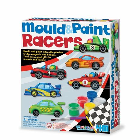 Modella E Colora Racer Kit Artistico 4M Mould & Paint - 6