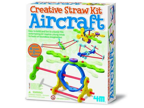 Kit Crea Aerei. Creative Strawkit Aircraft 4M Giochi Educativi - 2