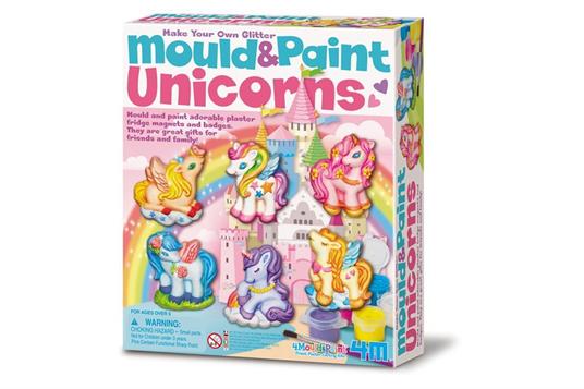 4m Kit Crea I Tuoi Unicorni Glitter In Gesso Accessori Tempo Libero Giochi