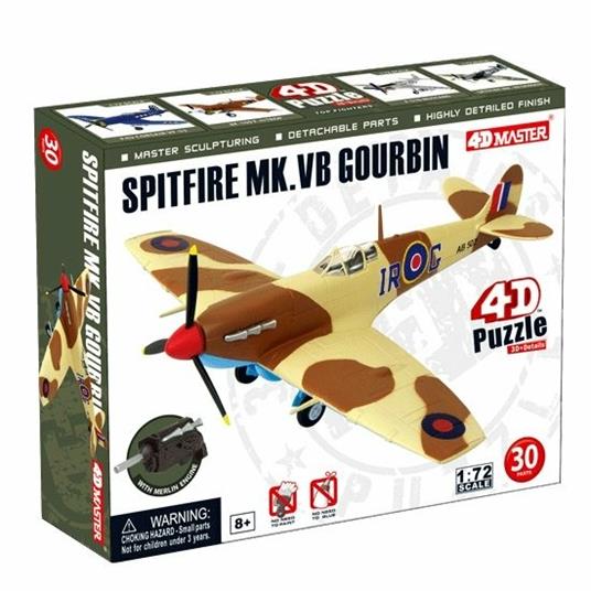 4D Master 1/72 Spitfire Mk.VB Gourbin RAF Model Kit Puzzle