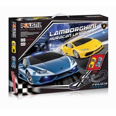 Polistil. Pista Lamborghini Huracan Set Con 2 Veicoli 1:43 - 2