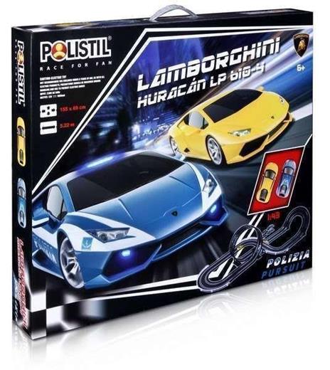 Polistil. Pista Lamborghini Huracan Set Con 2 Veicoli 1:43 - 3