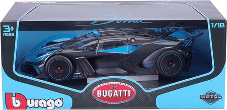 Burago-May Cheong GROUP 1/18 BUGATTI BOLIDE-Veicolo per bambini dai 3 anni, colore: Blu, 11047B - 2