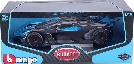 Burago-May Cheong GROUP 1/18 BUGATTI BOLIDE-Veicolo per bambini dai 3 anni, colore: Blu, 11047B - 2