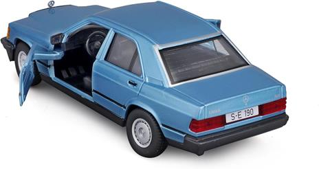 Auto 1:24 Mercedes Benz 190 E2.6 Blue - 4