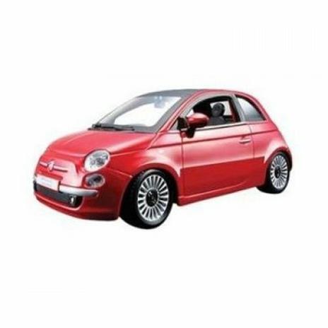 Bburago. Fiat 500 2007 1:24 (Arancione / Rossa) - 3