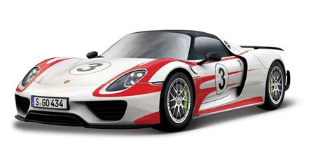 Racing Porsche 918 Weissach. Scala 1:24 - 2