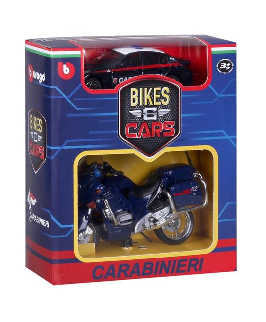 Bburago Bikes And Car Carabinieri Merchandising Ufficiale