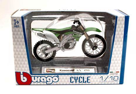 Kawasaki Kx 450F 2010 Moto 1:18 Model Bu51045 - 2