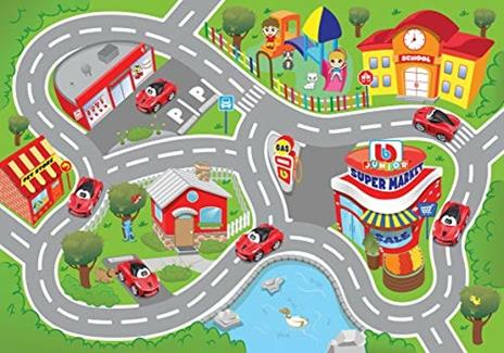 Bburago Junior Ferrari Junior City Playmat - 5