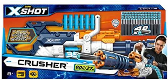 XSHOT- Pistola Fury 4 – Barilotto 4 Colpi, 16 Lame, Colore frecce, 36377 - 6