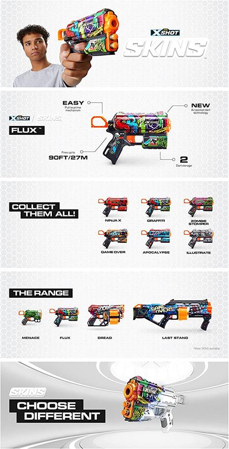 X-Shot Skins - Flux Con 8 Dardi - 5