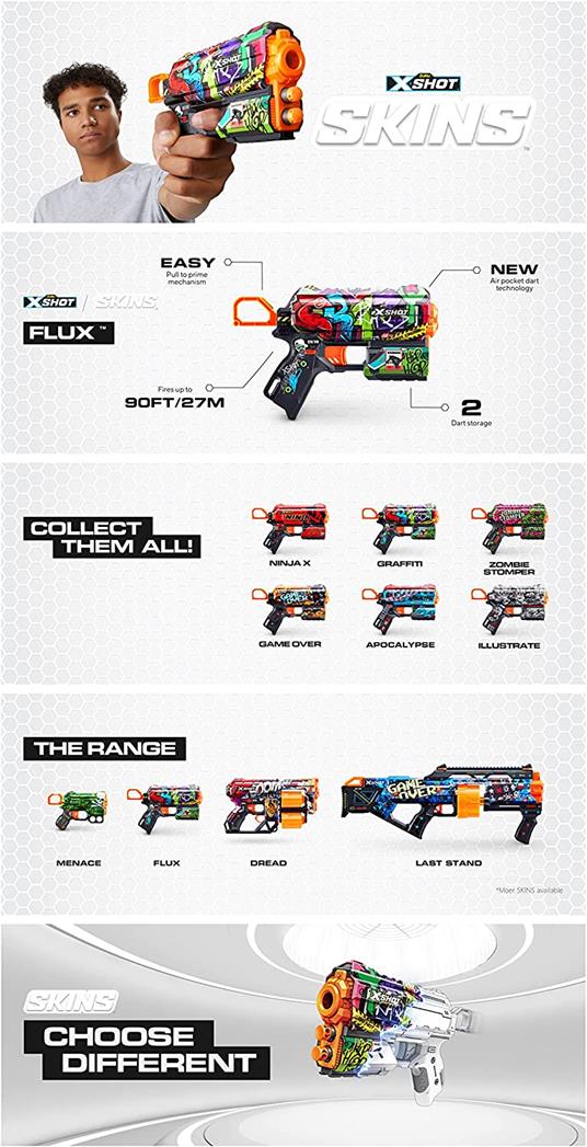 X-Shot Skins - Flux Con 8 Dardi - 5