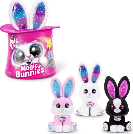 Zuru Magic Bunny Interattivo con Bacchetta Magica e Accessori 35cm