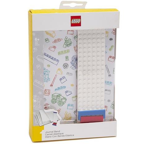 White Lego: Journal With Building Band - 12