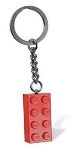Portachiavi Mattoncino Rosso con torcia -  LGL-KE234HR