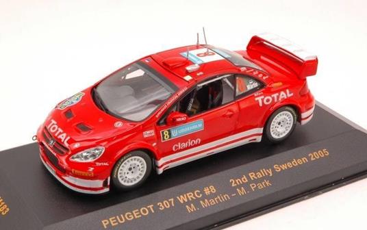 Ram183 Peugeot 307 Wrc N.8 2Nd Sweden 2005 Martin-Park 1.43 Modellino Ixo Model