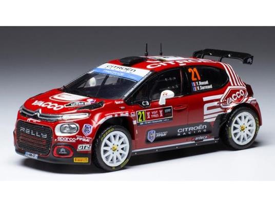 IXO MODEL RAM878 CITROEN C3 RALLY 2 N.21 WRC2 RALLY YPERN 2022ROSSEL/BOULLOUD 1:43 Modellino