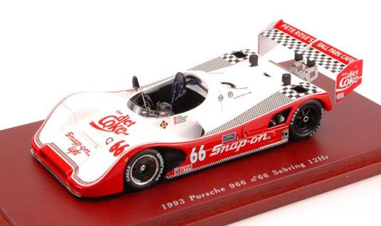 Porsche 966 #66 12H Sebring 1993 Diet Coke 1:43 Model Tsm114303 - 2