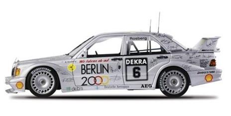 Mercedes Benz 190E Evo2 Amg #6 Berlin 2000 Dtm 1992 K. Rosberg 1:43 Model Riptsm124351