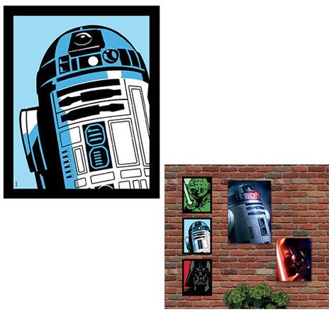 Quadro Luminoso Star Wars - R2-D2 Small