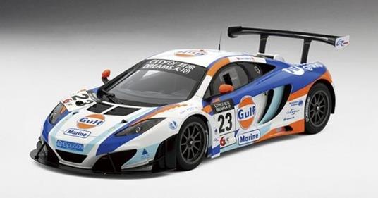 Mclaren 12C Gt3 #23 Gulf United Autosport 2Nd Place Macau Gp 2013 1:18 Model Riptsm151836R - 2