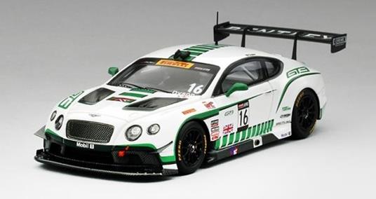 Bentley Gt3 #16 Dyson Racing Winner Pirelli World Challenge Road America 2015 1:43 Model Riptsm164313 - 2