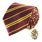 Harry Potter Cravatta Deluxe Con Spilla Grifondoro