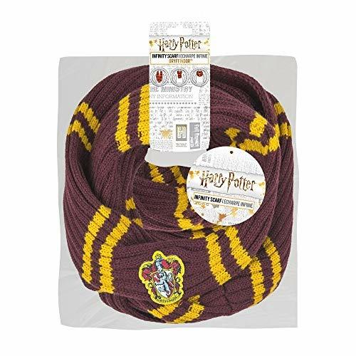 Cinereplicas Harry Potter Sciarpa Infinity Ultra Morbida Licenza Ufficiale Casa Grifondoro 190 cm Rosso e Giallo - 2