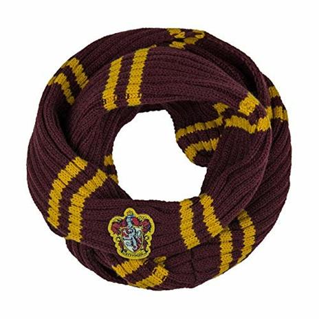 Cinereplicas Harry Potter Sciarpa Infinity Ultra Morbida Licenza Ufficiale Casa Grifondoro 190 cm Rosso e Giallo - 5