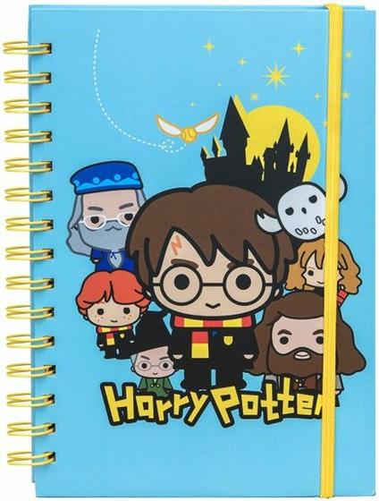 Harry Potter Kawaii Pu Leather Spiral Notebook Quaderno